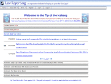 Tablet Screenshot of lawreport.org